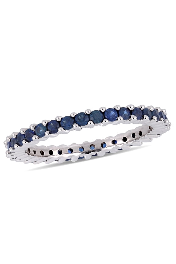 Women's Sapphire 10k White Gold Ring