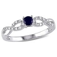 thumbnail image 1 of Everly Women's Created Sapphire Sterling Silver Ring, 1 of 6