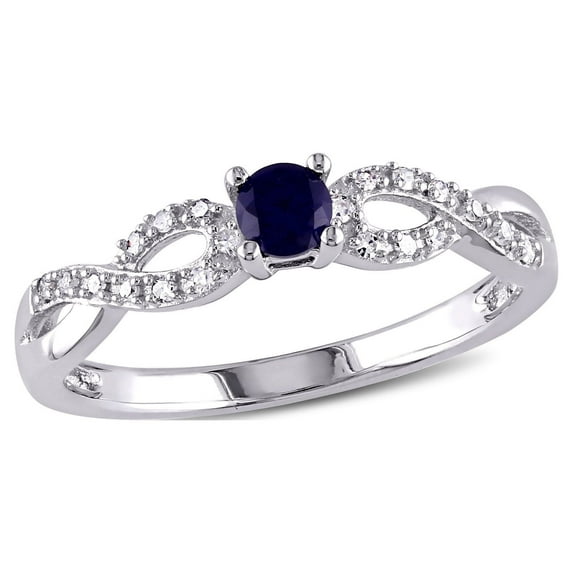 Everly Women's Created Sapphire Sterling Silver Ring