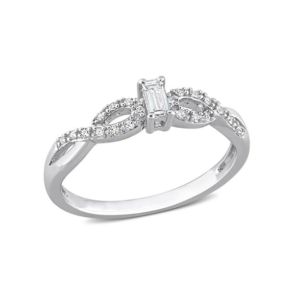 Everly Women's Created Sapphire and Created Sterling Silver Ring