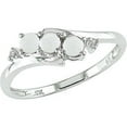 thumbnail image 1 of Everly Women's Opal 10k White Gold Ring, 1 of 1