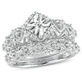 thumbnail image 1 of Everly Women's Diamond Sterling Silver Bridal Set, 1 of 7