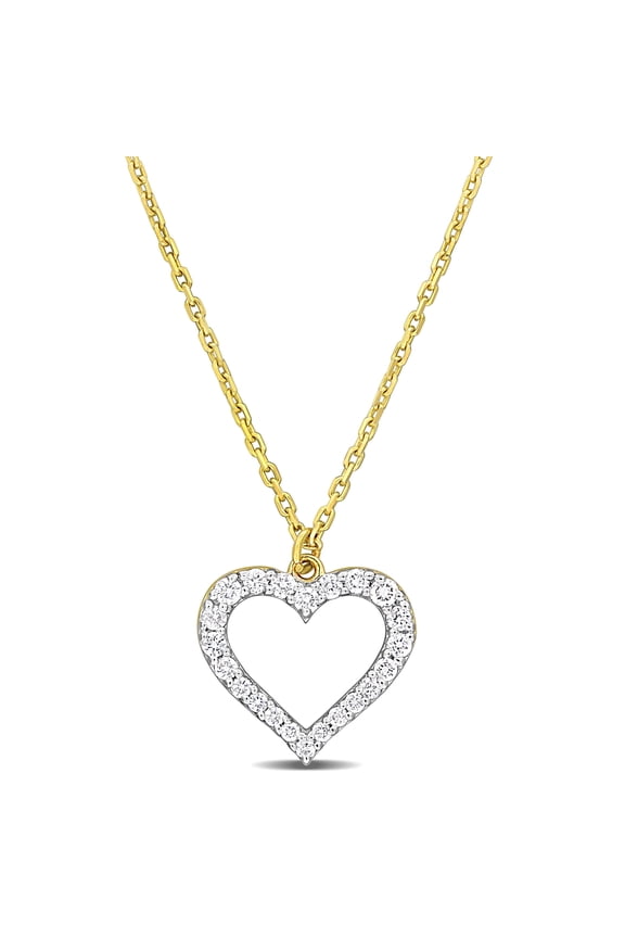 Women's Diamond 10k Yellow Gold Necklace