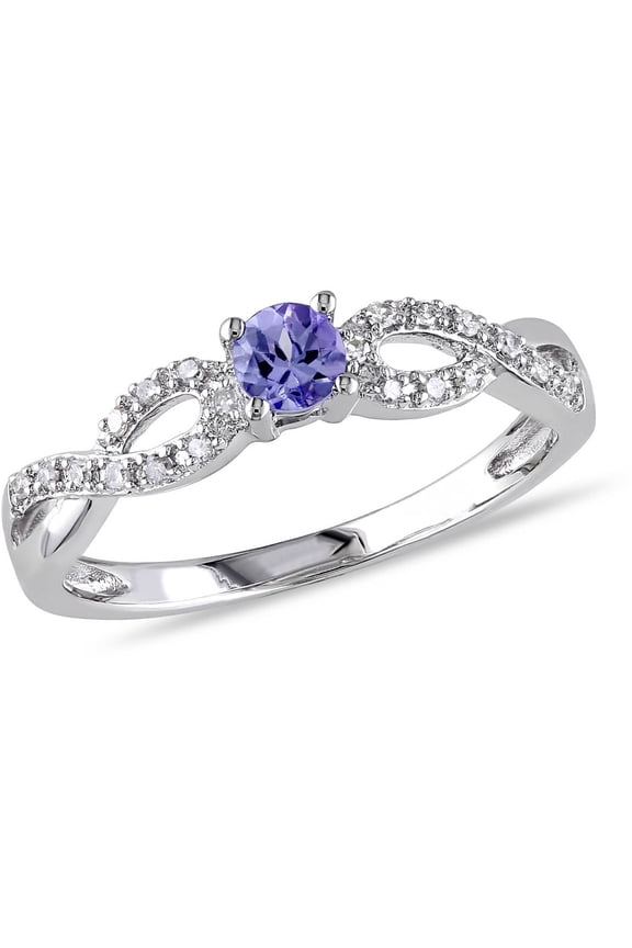 Women's Tanzanite Sterling Silver Ring