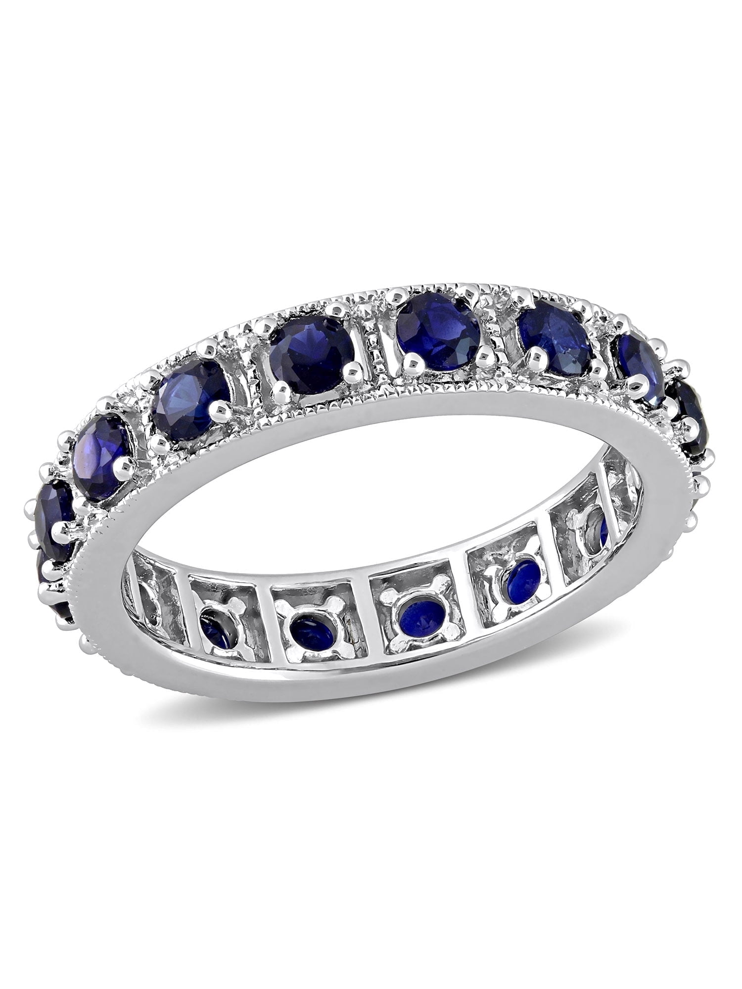 Everly Women's Created Sapphire Sterling Silver Ring