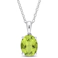 thumbnail image 1 of Everly Women's Peridot Sterling Silver Necklace, 1 of 6