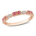 thumbnail image 1 of Everly Women's Ruby 10k Rose Gold Ring, 1 of 1