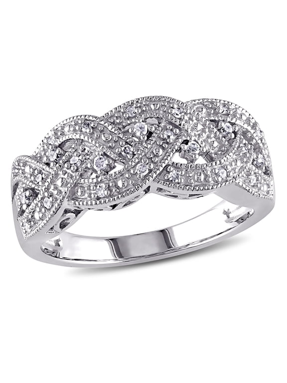 Women's 0.13 CT TW Diamond Sterling Silver Ring