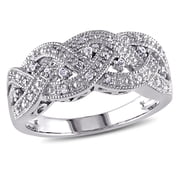 Everly Womens Diamond Sterling Silver Ring