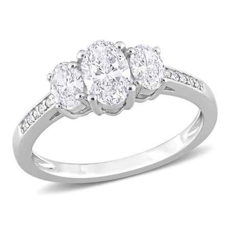 Everly Women's Diamond Platinum Engagement Ring