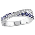 thumbnail image 1 of Everly Women's Created Sapphire Sterling Silver Ring, 1 of 7