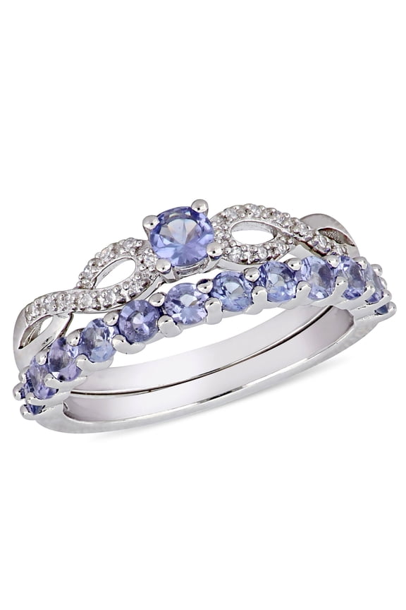 Women's Tanzanite Sterling Silver Ring