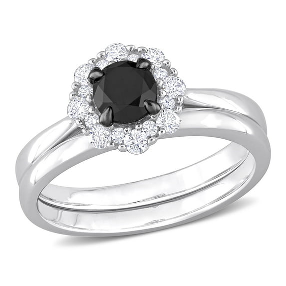 Everly Women's Diamond 14k White Gold Bridal Set