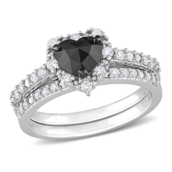 Everly Women's Diamond 10k White Gold Bridal Set