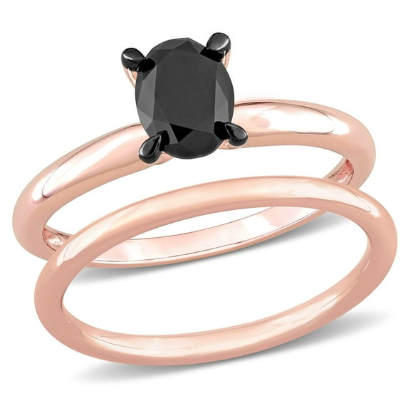 Everly Women's Diamond 14k Rose Gold Bridal Set