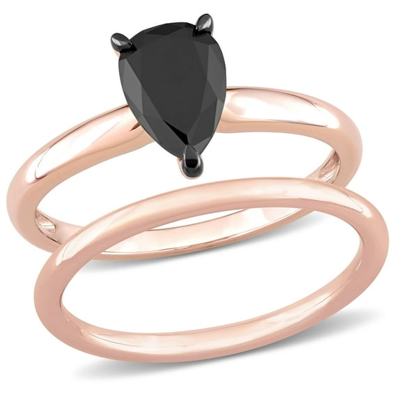 Everly Women's Diamond 14k Rose Gold Bridal Set