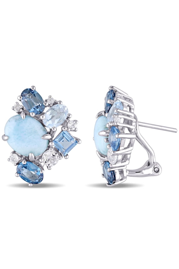 Women's Topaz Sterling Silver Earrings