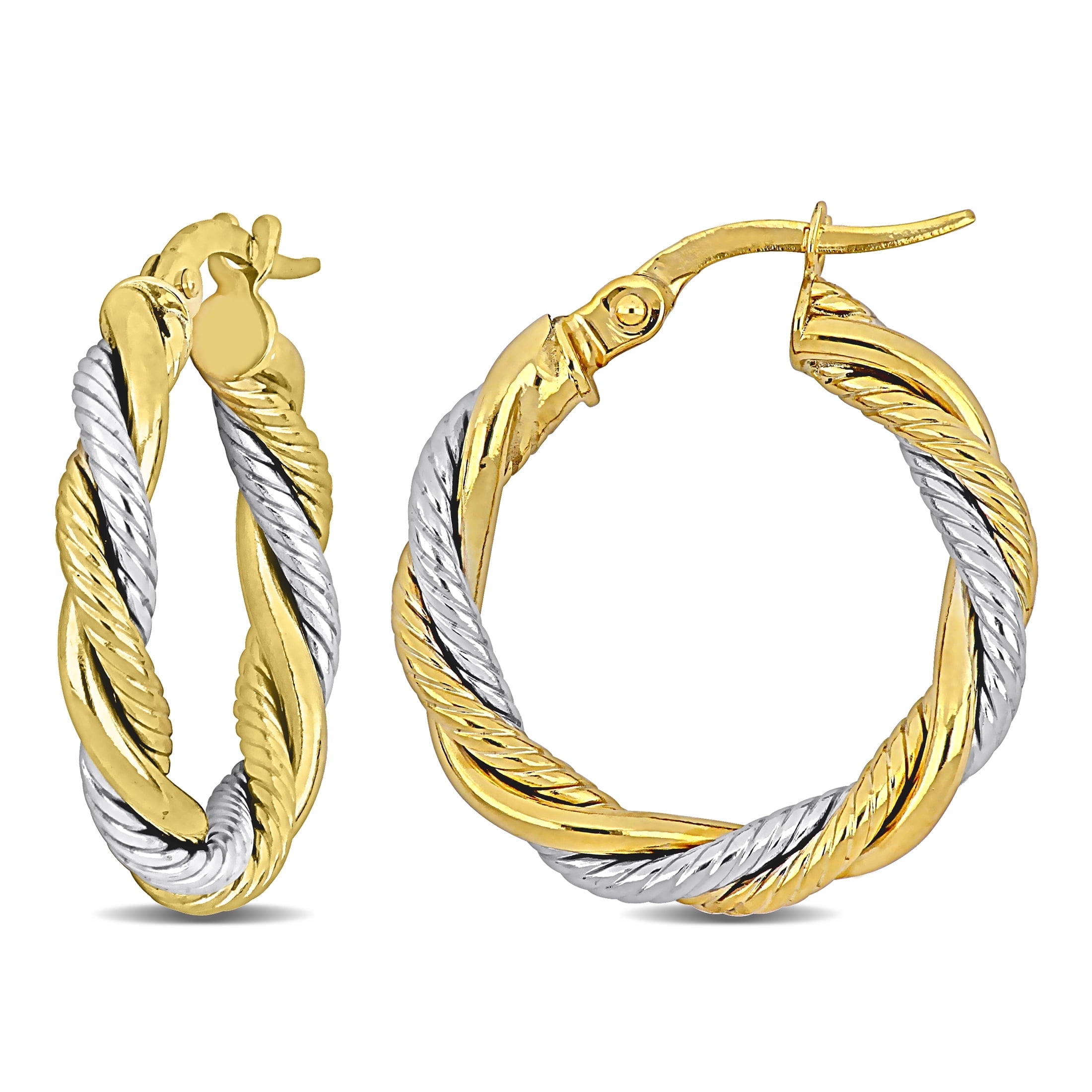Everly Women's 10k Two-tone Gold Earrings