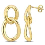 Everly Womens 10k Yellow Gold Earrings