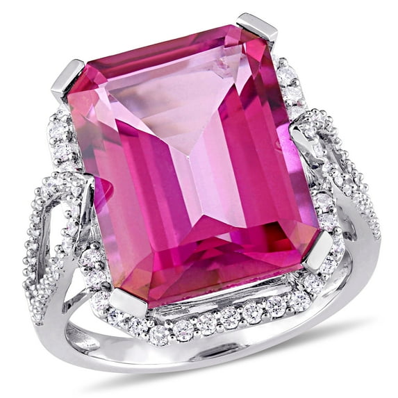 Everly Women's Topaz 14k White Gold Ring
