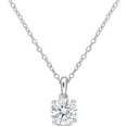 thumbnail image 1 of Everly Women's 1CT TGW Created Moissanite Sterling Silver Pendant, 1 of 8