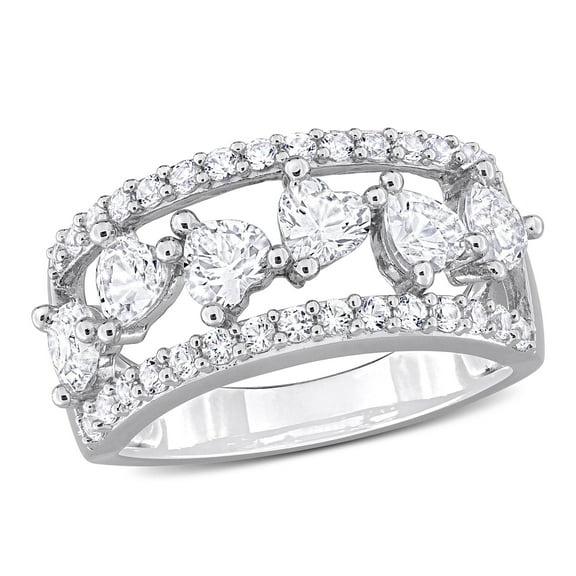 Everly Women's Created Sapphire Sterling Silver Ring