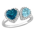 thumbnail image 1 of Everly Women's Topaz 10k White Gold Ring, 1 of 1