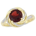 thumbnail image 1 of Everly Women's Garnet and Topaz Yellow Gold Plated Ring, 1 of 7