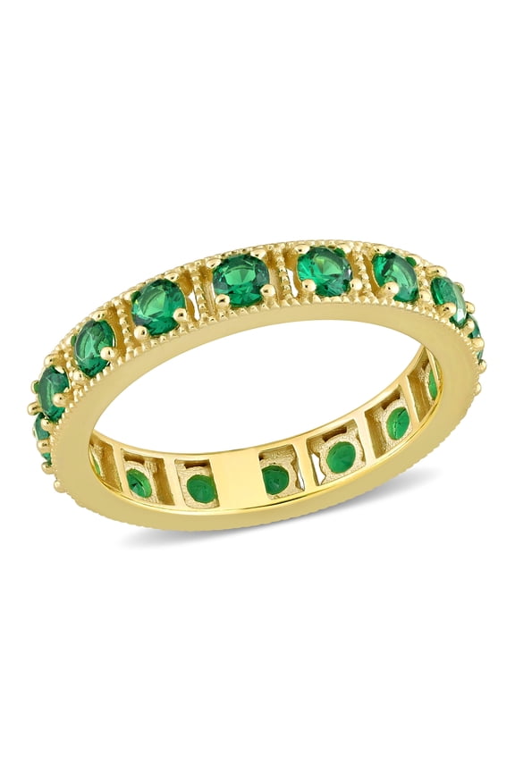 Women's Cubic Zirconia Yellow Gold Plated Ring