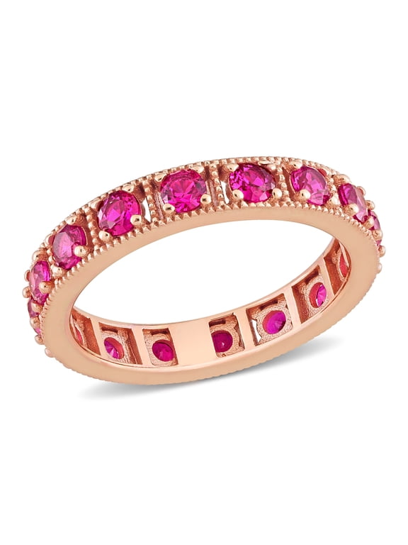 Women's Cubic Zirconia Rose Gold Plated Ring