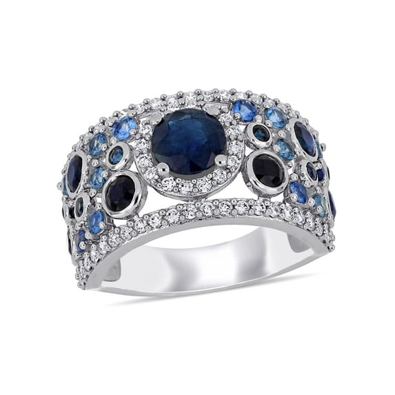 Everly Women's Sapphire 14k White Gold Ring