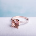 thumbnail image 1 of Everly Women's Morganite and Diamond 10k Rose Gold Ring, 1 of 9