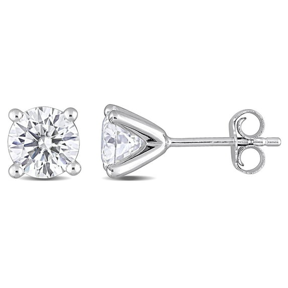 Everly Women's Created Moissanite Sterling Silver Earrings