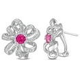 thumbnail image 1 of Everly Women's Topaz Sterling Silver Earrings, 1 of 6