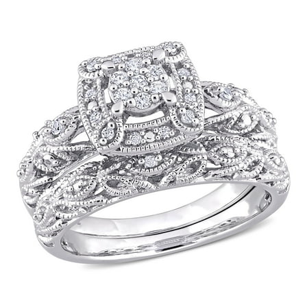 Everly Women's Diamond Sterling Silver Bridal Set