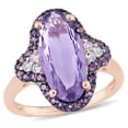 thumbnail image 1 of Everly Women's Amethyst and Topaz Rose Gold Plated Ring, 1 of 7