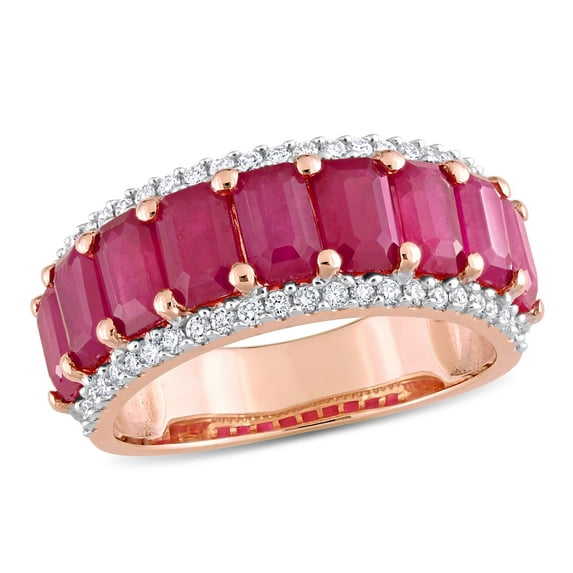 Everly Women's Ruby 14k Rose Gold Ring