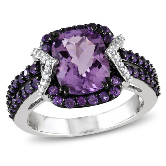 Everly Women's Amethyst Sterling Silver Ring