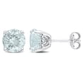 thumbnail image 1 of Everly Women's Aquamarine Sterling Silver Earrings, 1 of 6