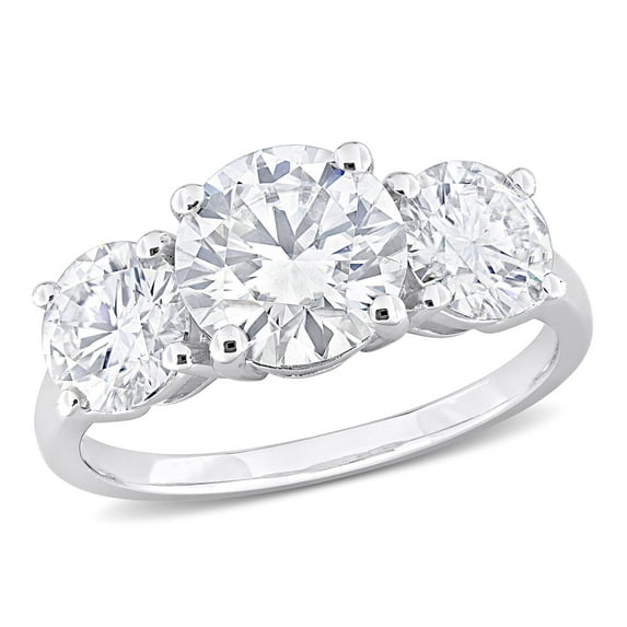 Everly Women's Created Moissanite Sterling Silver Ring