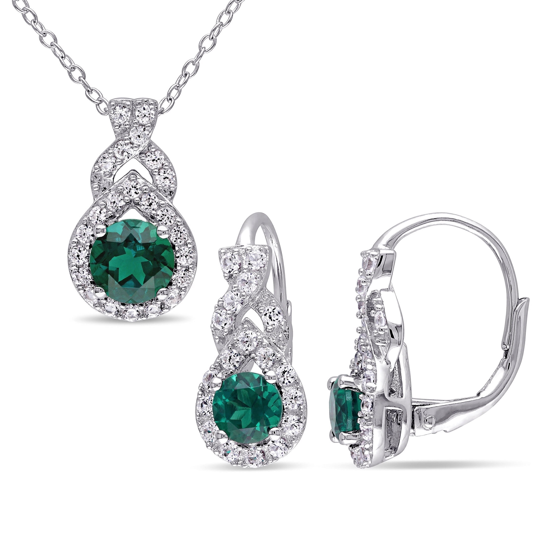 Linaeve - The Nevermore Earrings for Woman Sapphire And Sterling Silver Earrings Luxury main image 1