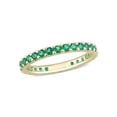 thumbnail image 1 of Everly Women's Created Emerald 10k Yellow Gold Ring, 1 of 7