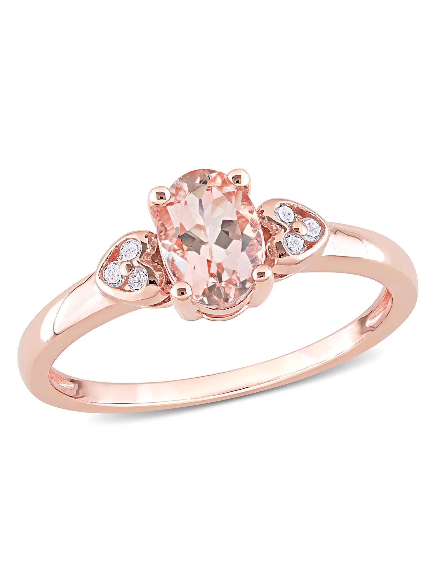 Everly Women's Morganite Rose Gold Plated Ring