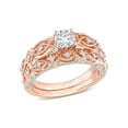 thumbnail image 1 of Everly Women's Diamond 10k Rose Gold Bridal Set, 1 of 6