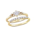 thumbnail image 1 of Everly Women's Diamond 10k Yellow Gold Bridal Set, 1 of 6