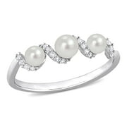 EVERLY Women's Cultured Pearl Sterling Silver Ring