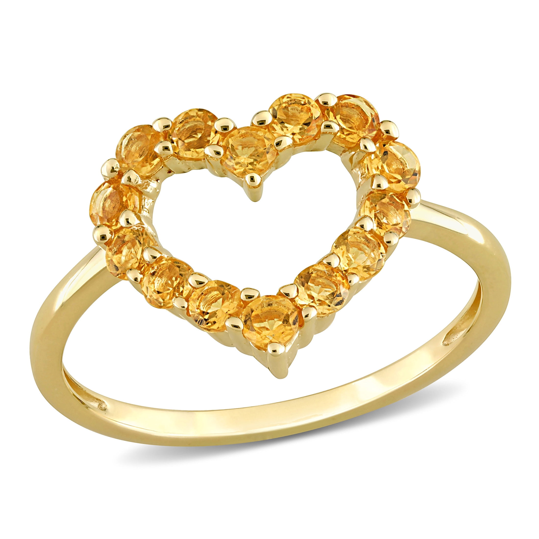 Everly Women's Citrine 10k Yellow Gold Ring