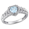 thumbnail image 1 of Everly Women's Topaz 10k White Gold Ring, 1 of 7