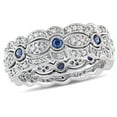 thumbnail image 1 of Everly Women's Sapphire 14k White Gold Ring, 1 of 7