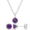 thumbnail image 1 of Everly Women's Alexandrite Sterling Silver Earrings, 1 of 7